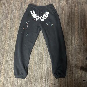 Men's Black spider 5 with Colorful Star Accents